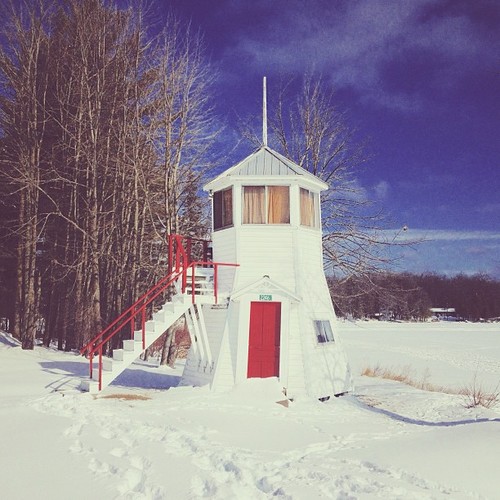 Find momo in a lighthouse.