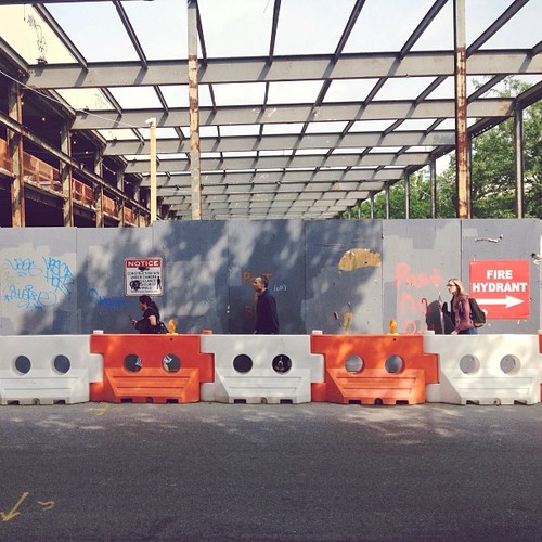 Find momo in a construction zone.